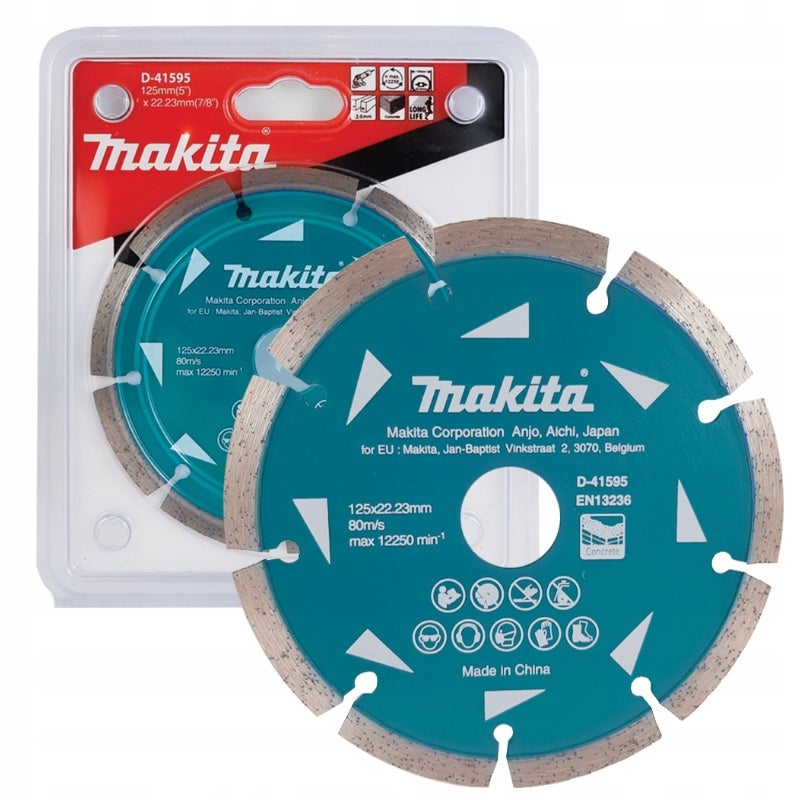 TARCZA DIAMENTOWA MAKITA DO BETONU 125mm D-41595 WYDAJNA MOCNA