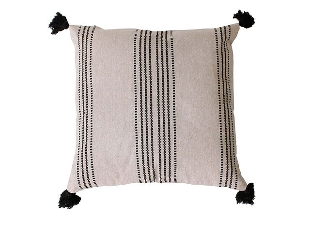 Coussin Linéa Écru 40 x 40 cm - Enjoy Home