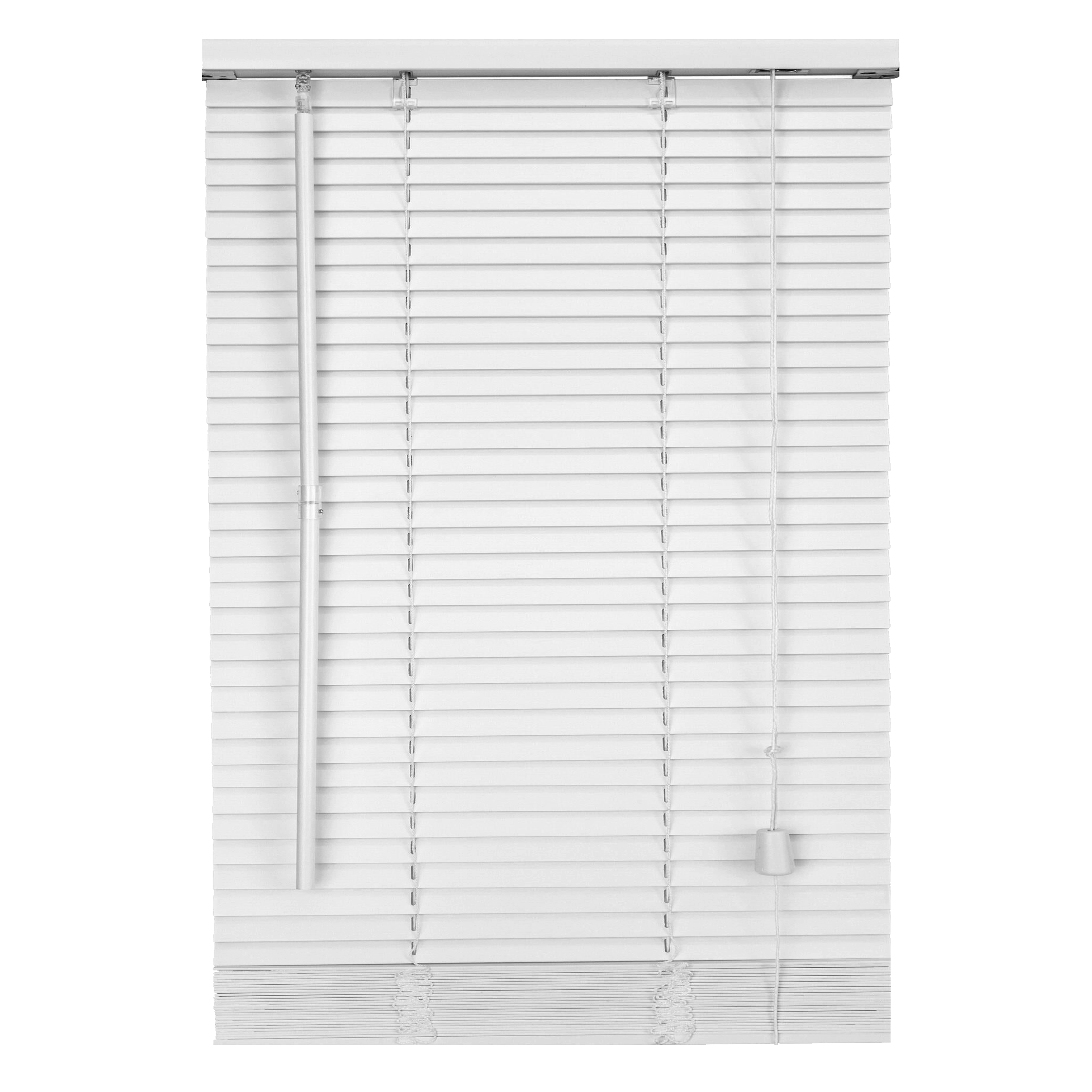 Veneciana de madera blanco RUSHMORE 100 x 250 cm 27 mm INSPIRE Leroy Merlin