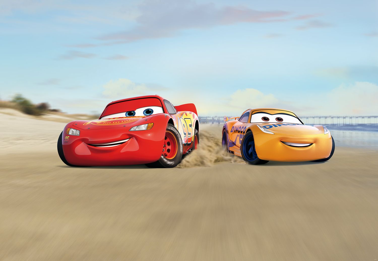 Fotomural cars multi color - 368 x 254 cm - disney