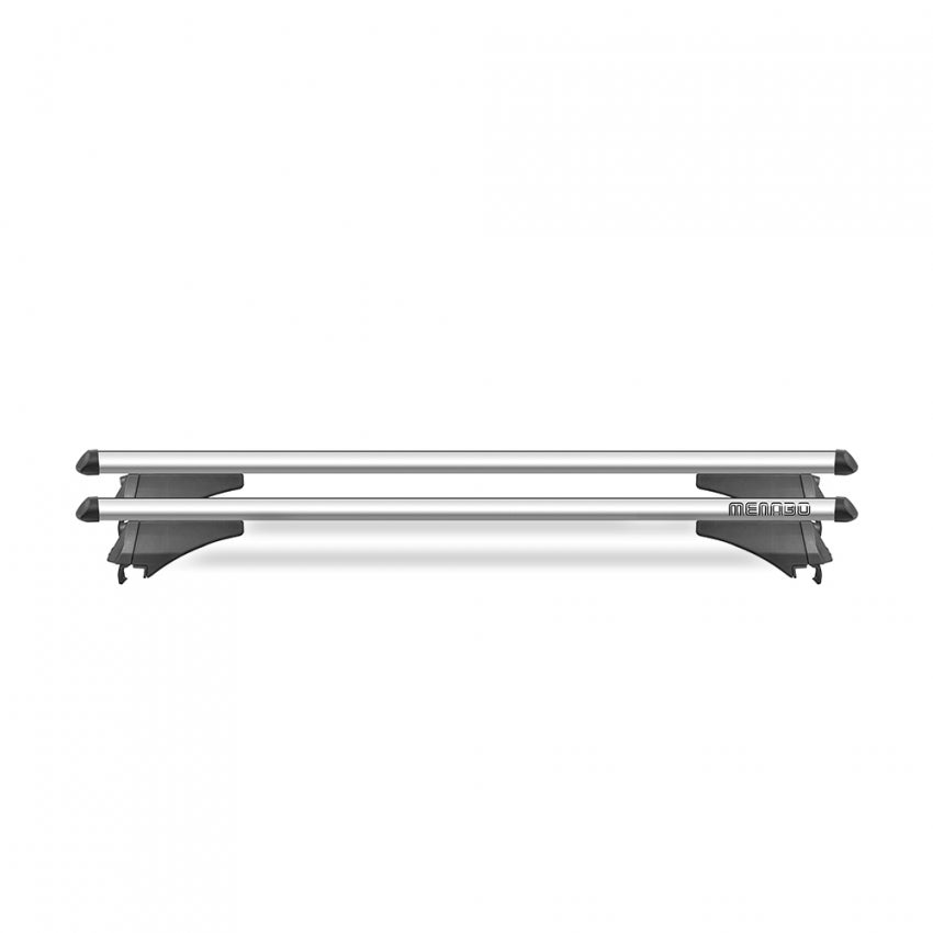 Barres De Toit Universelles 110cm Aluminium - Sans Perçage, Capacité 75kg, Avec Serrure Et Clés, Pour Voiture 4/5 Portes