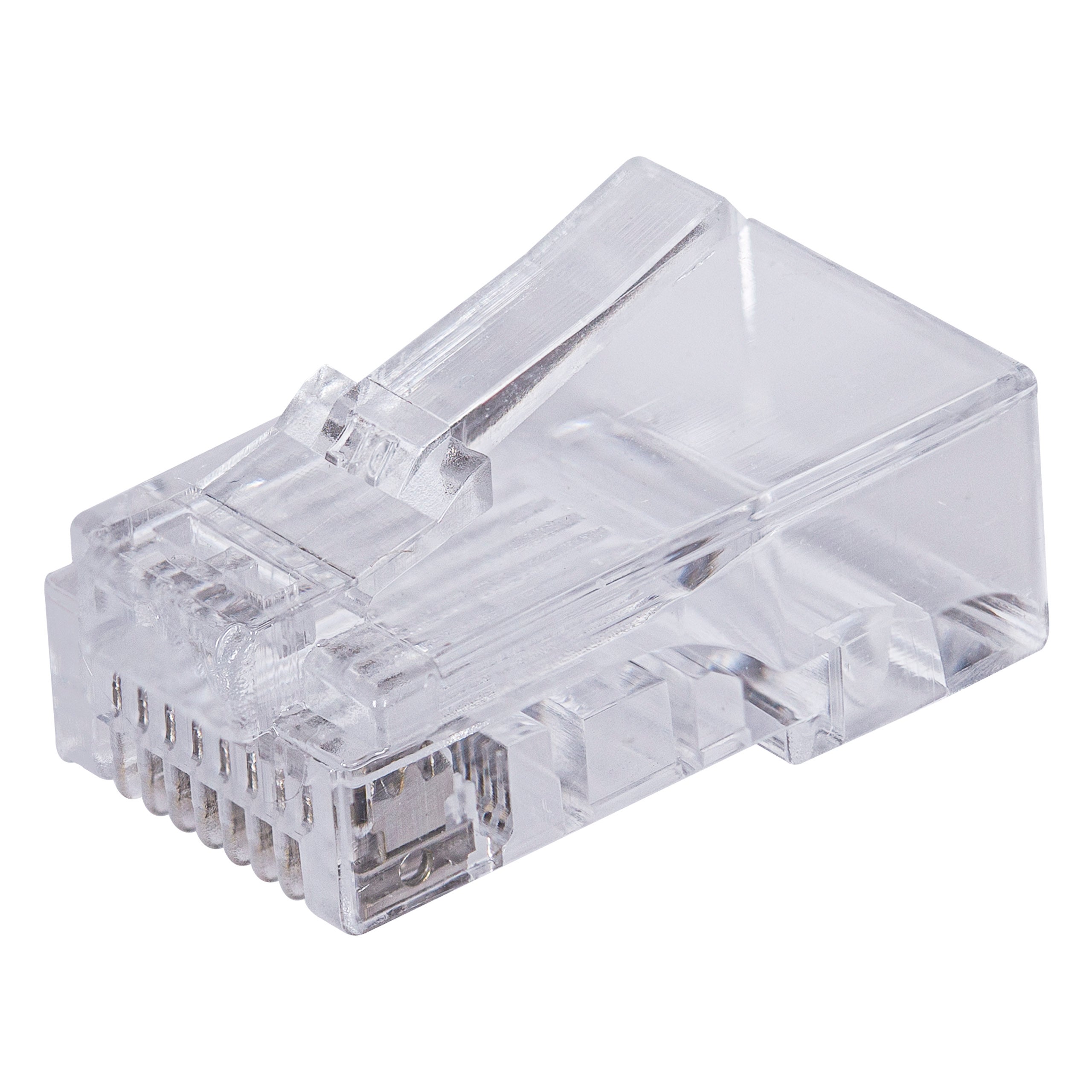 Wtyki sieciowe RJ45 8P8C kat.5e UTP uniwersalne drut linka NEKU 50szt
