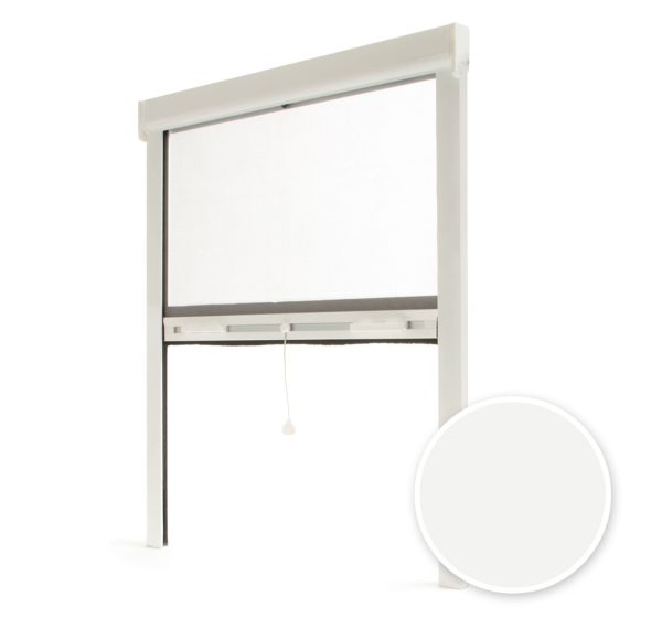 Moustiquaire 220x150 cm à enroulement vertical pour fenêtre alu blanc – Luxe AVOSDIM - 2