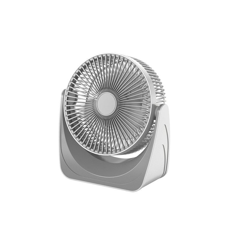 Blanc, Przenośny wentylator biurkowy, cicha praca, 3 prędkości, regulowany kąt nachylenia 90°, Biały, 20*8,5*21.5cm