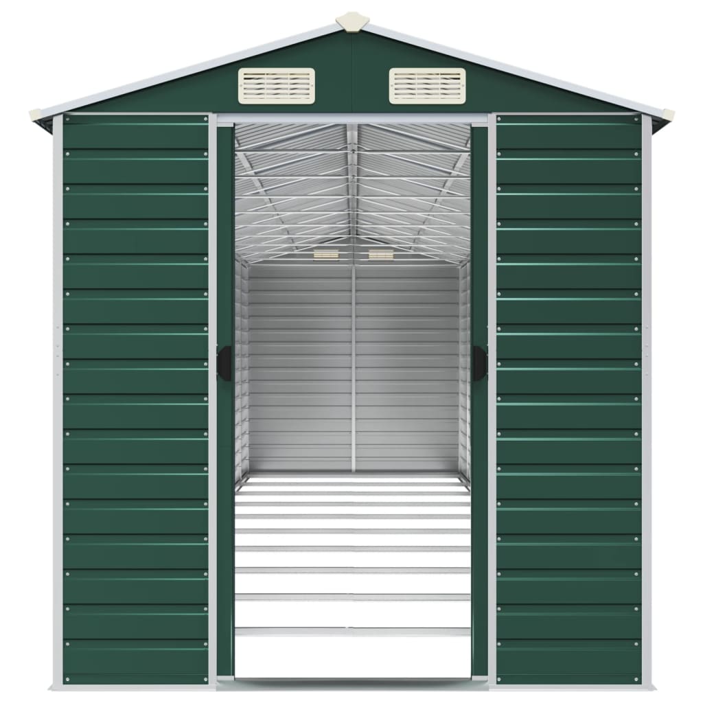 Maison Exclusive - Abri de jardin vert 191x895x198 cm acier galvanisé - 5