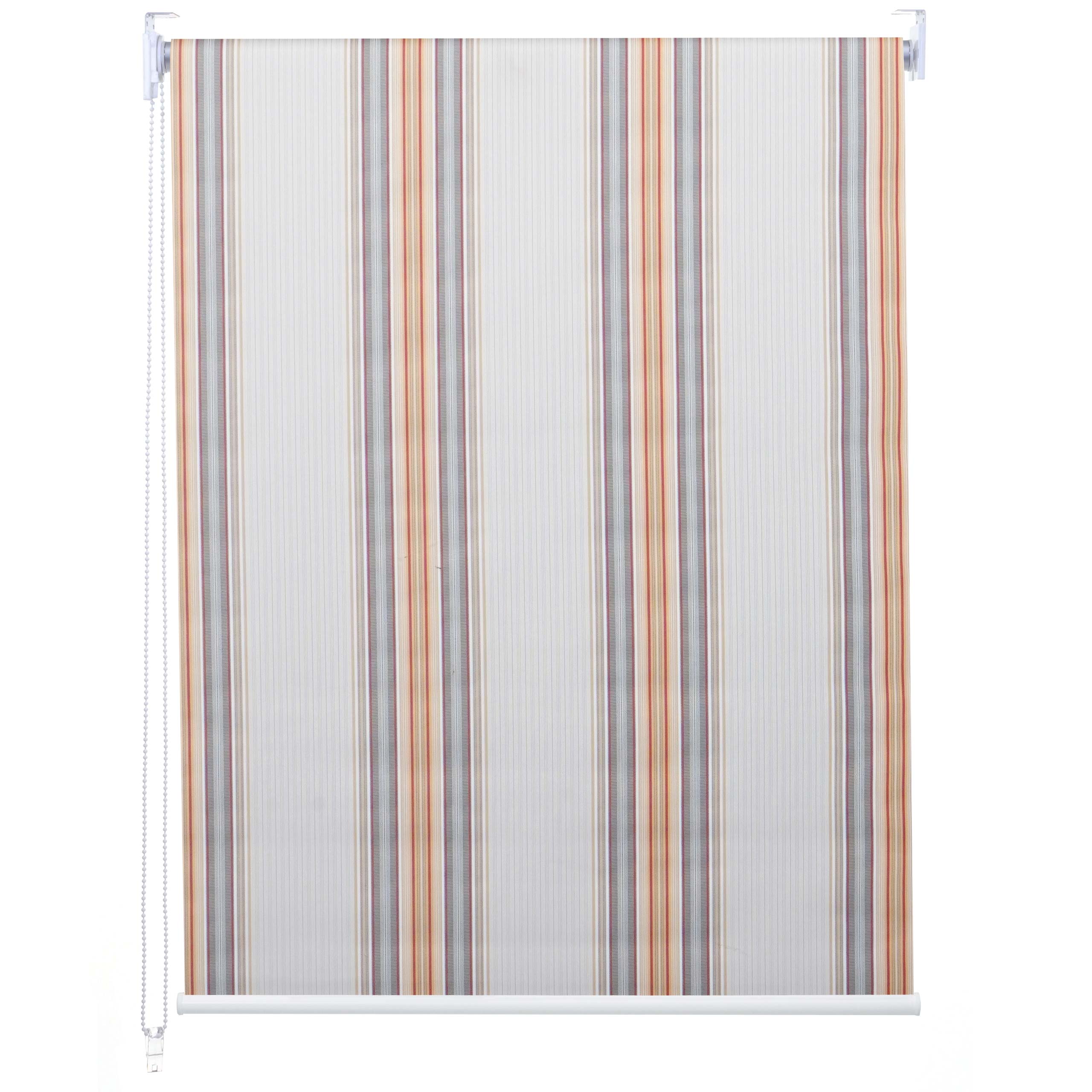 Estor enrollable opaco para ventana protección solar estor lateral 80x230cm opaco gris marrón naranja 04_0004559