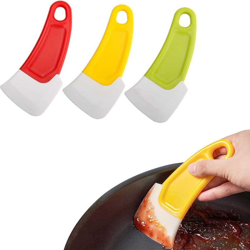 szt. silikonowych skrobaków do patelni, szpatułek kuchennych, silikonowa szpatułka do czyszczenia, skrobak do garnków i naczyń kuchennych