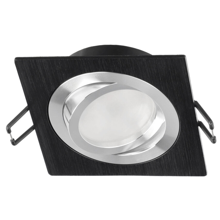 Oprawa stropowa sufitowa wpuszczana LED Ceri 1 SQ Black IP20 kwadratowa czarny szlif EDO777138 EDO SOLUTIONS