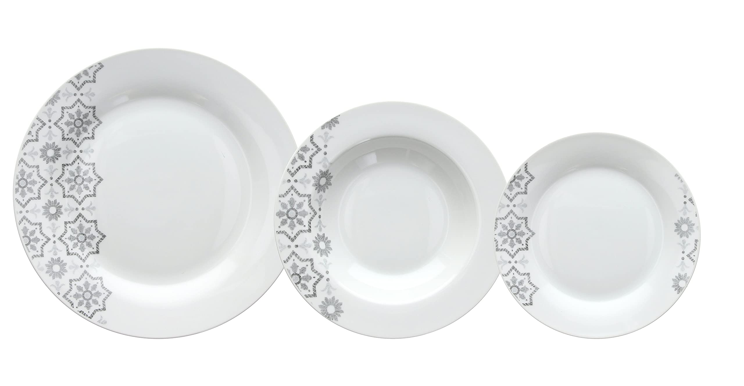 Italiaans Porseleinen Servies Tognana Aura Mattone, Bordenservies Voor 6 Personen, 18-delig, Porselein, Meerkleurig, Gemaakt In Italië Servies Voor 6 Personen Blauw Baksteen