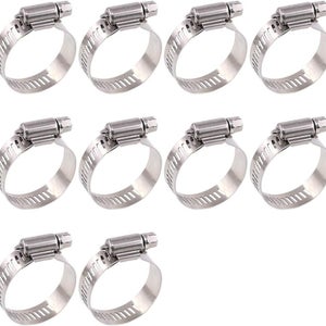 Swpeet Lot De 15 Colliers De Serrage Réglables En Acier