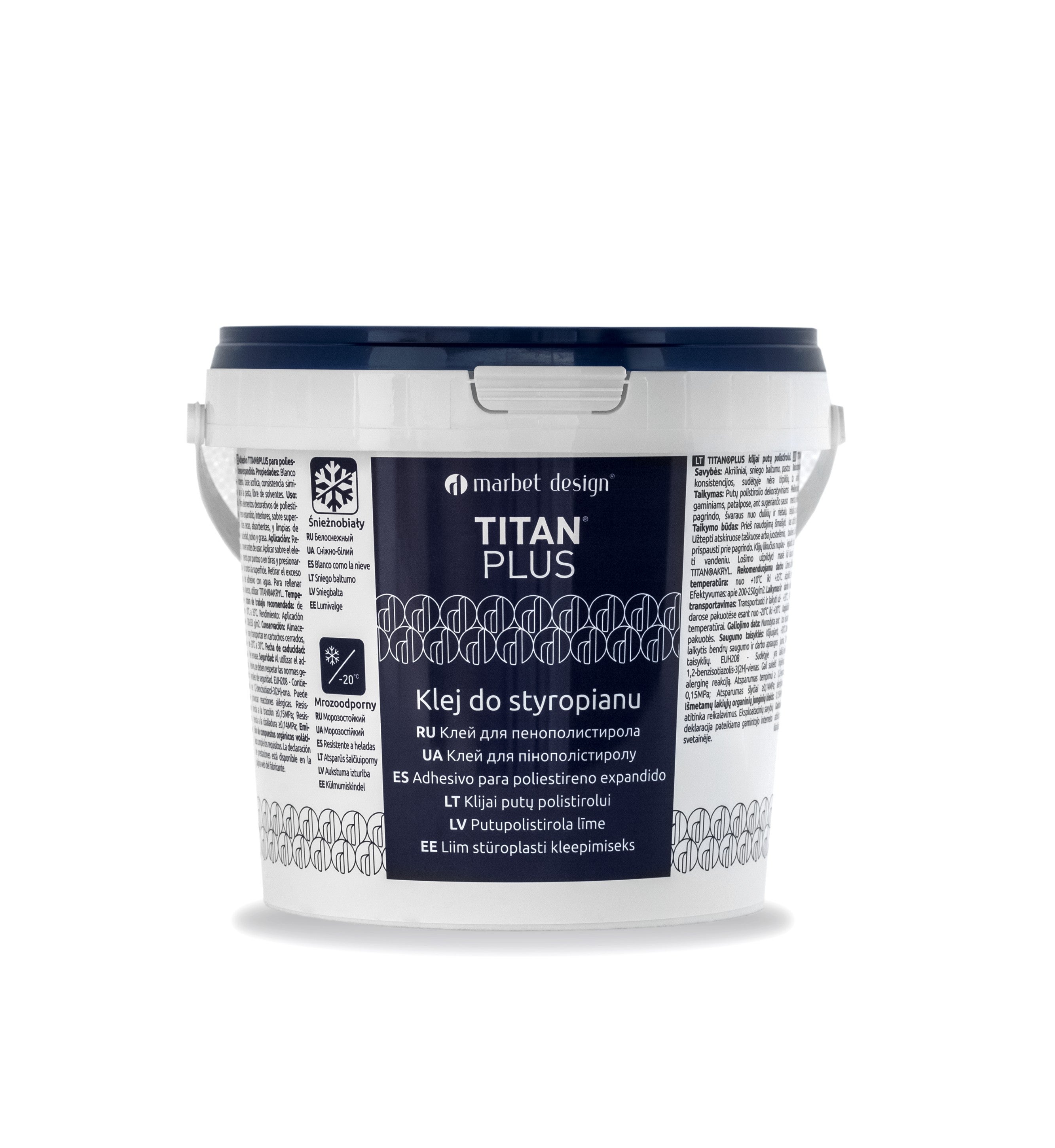 Klej do styropianu TITAN PLUS Marbet Design 1,5 kg