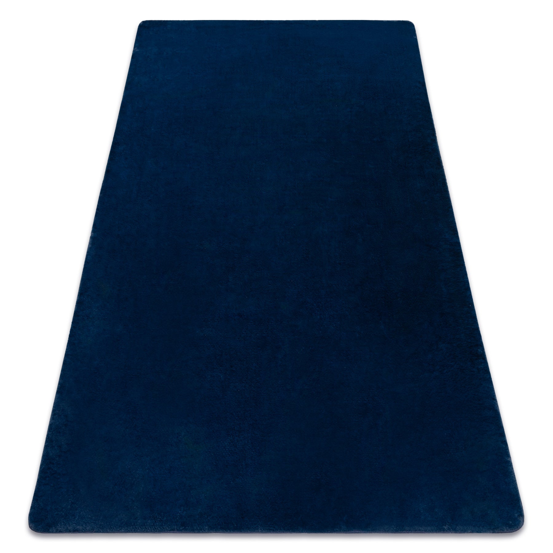Dywan POSH Shaggy navy granat, gruby, pluszowy, antypoślizgowy, do prania 120x160 cm