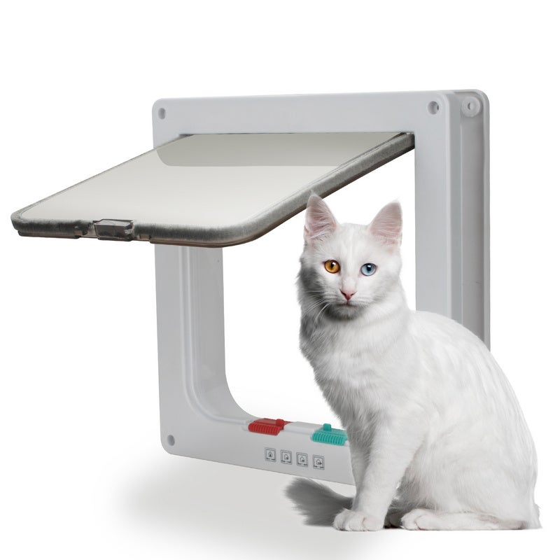 Chatiere Pour Chat Chien Porte Pour Chat Chati Re Positions Avec Tunnel Cache D Coupe Trappe