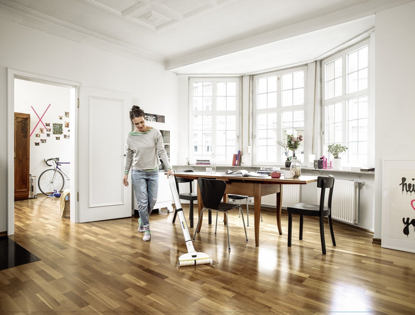 Serpillière électrique sans fil Karcher EWM 2, lave sans traces - 8
