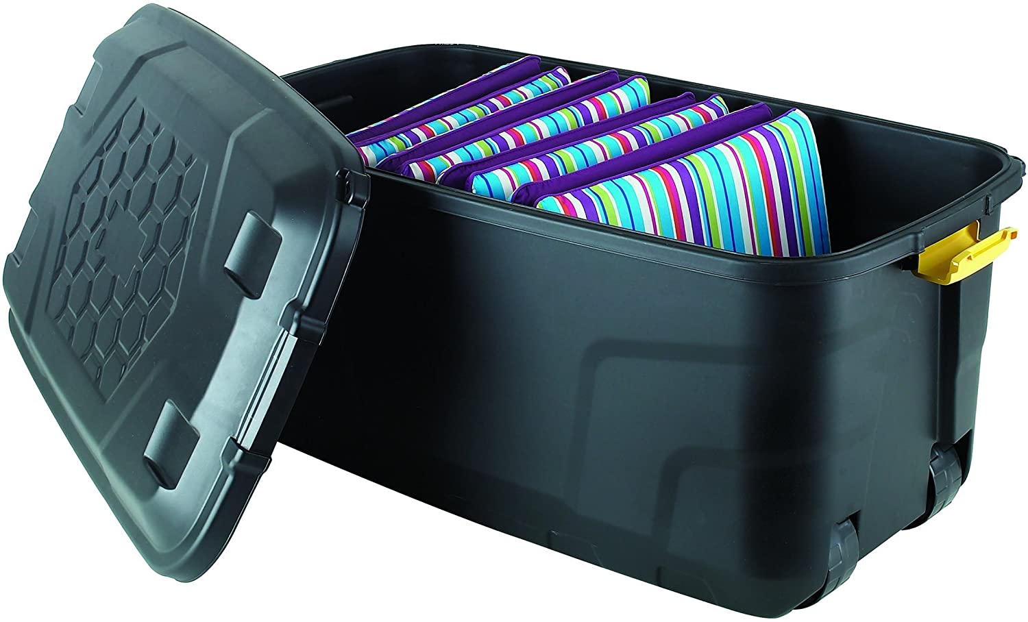 Malle De Rangement 145L Heavy Duty sur roulettes, L.94 x l.52 x H.45 cm - 2