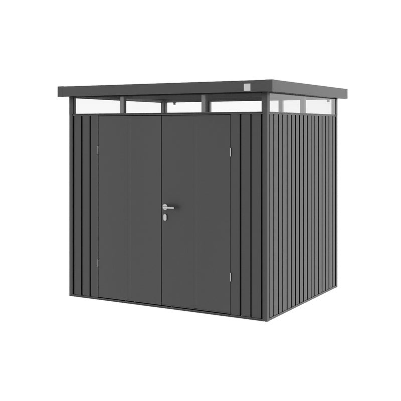 GFP Primeyard domek narzędziowy metalowy 210x180x205 cm domek ogrodowy antracyt