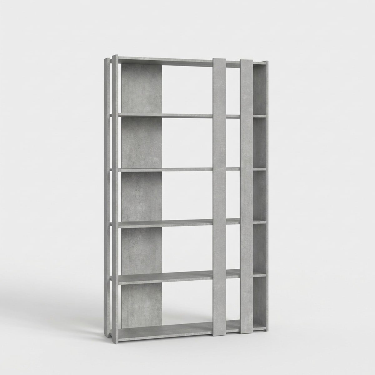 Otwarta biblioteczka Kato Small B z betonu