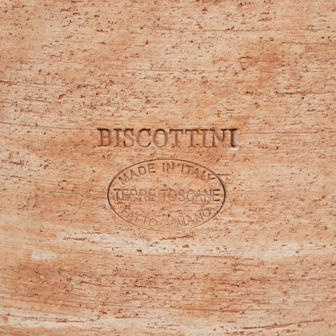 BISCOTTINI Pot de Jardin Terre Cuite Antigel - Pot pour Citronniers et Plantes 60x50cm - Vasque Extérieur Festonnée Fait Main - 4
