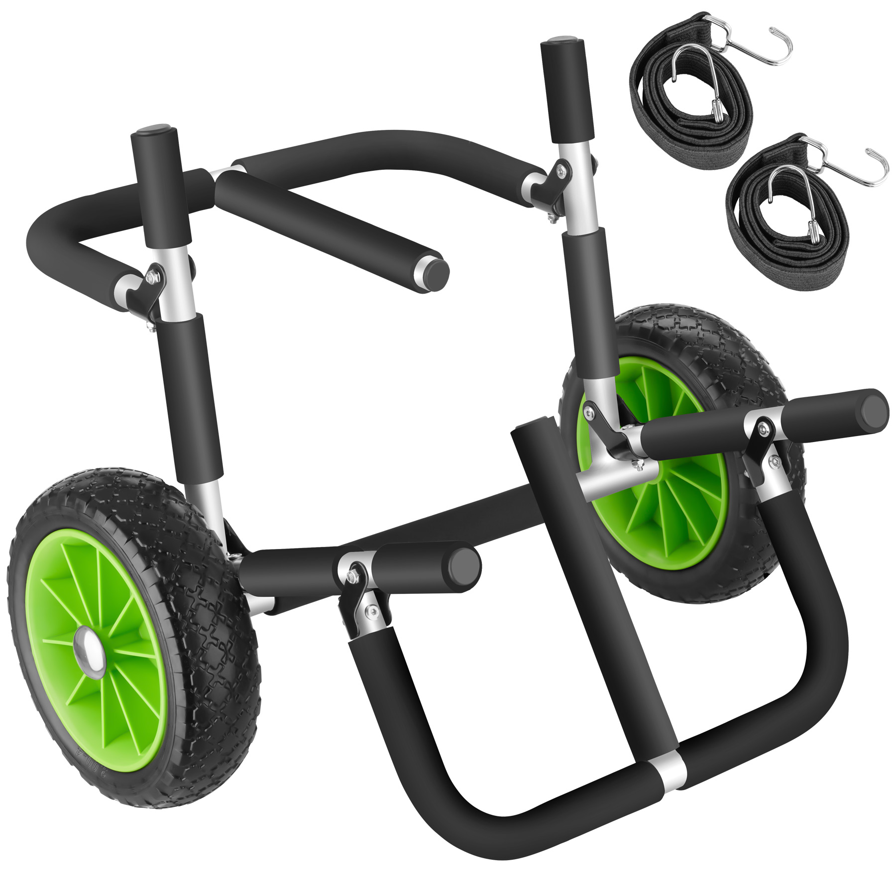 Tectake Carro de transporte para tablas WaveWheel plegable, para 2