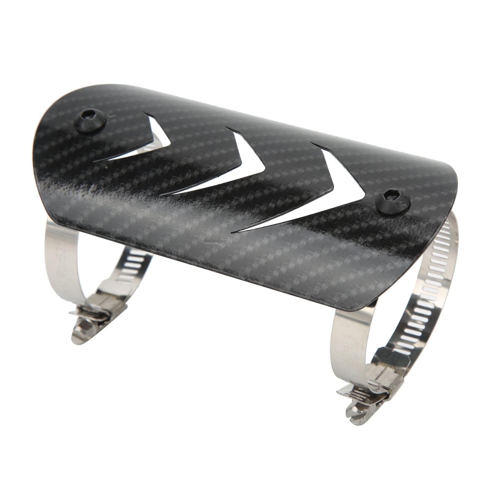 Scudo Termico Per Scarico Moto - Acciaio Inossidabile, 11x6cm, Universale - Foto 8