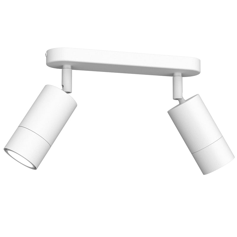 Reflektor sufitowy spot natynkowy Link listwa biały mat 2xGU10x8W wym: 16 x 24 x 6 cm metal Luminex
