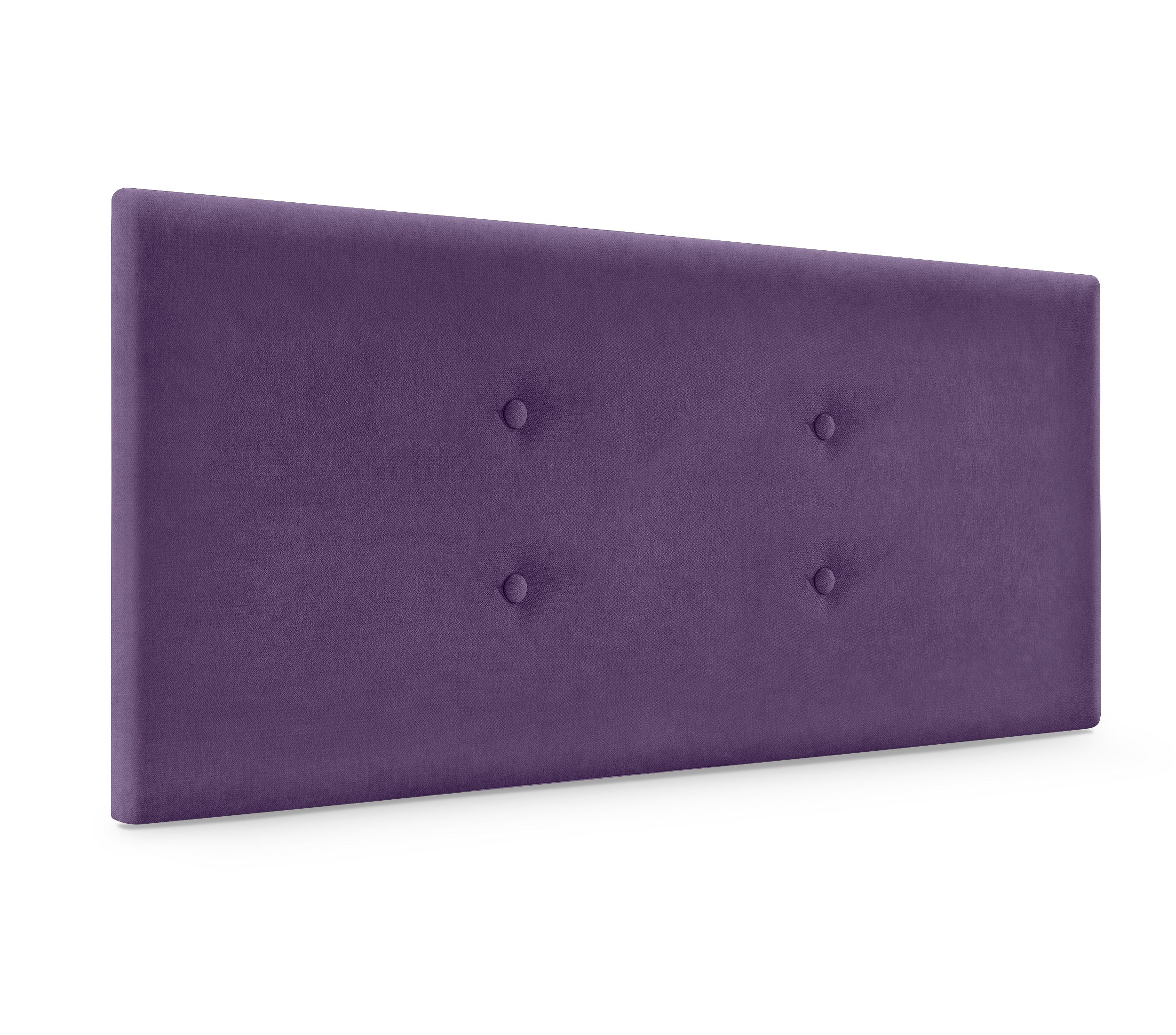 Dhome cabecero de tela aqualine con 2 hileras de botones 95x50cm camas 90 - lila