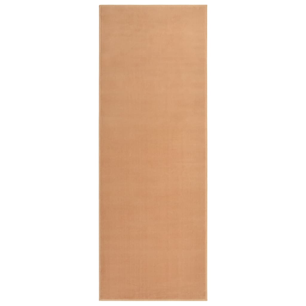 Alfombra de pasillo bcf beige 100x250 cm