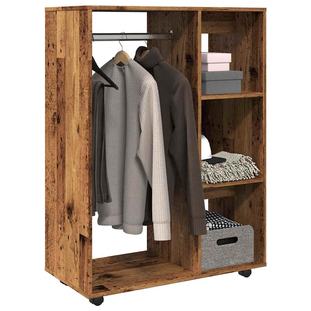 Armadio In Legno Ingegnerizzato Grigio Sonoma Con 2 Ante E Ampio Spazio Di Contenimento Vidaxl - 8