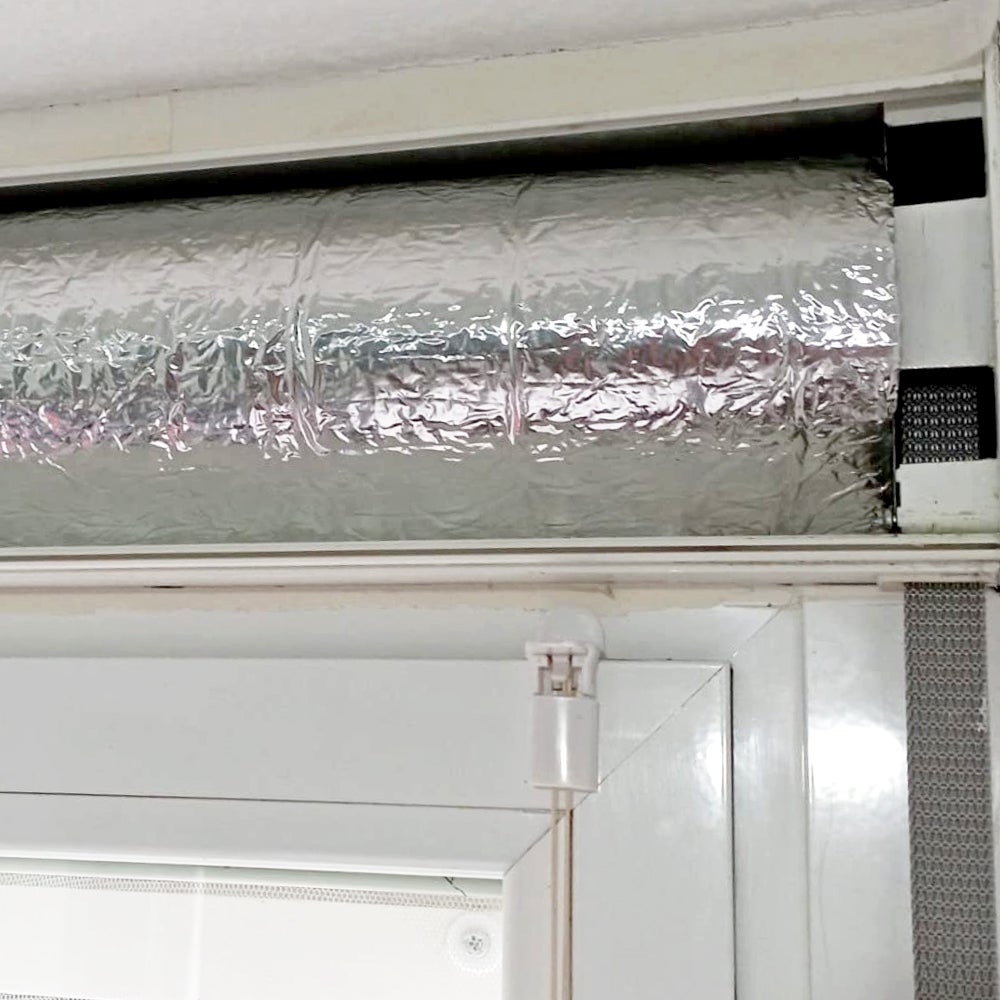 Panneau isolant pour coffres de volets roulants (120 x 40cm) - Fabriqué avec 2 couches 100% aluminium et 1 couche de mousse polyéthylène - 2