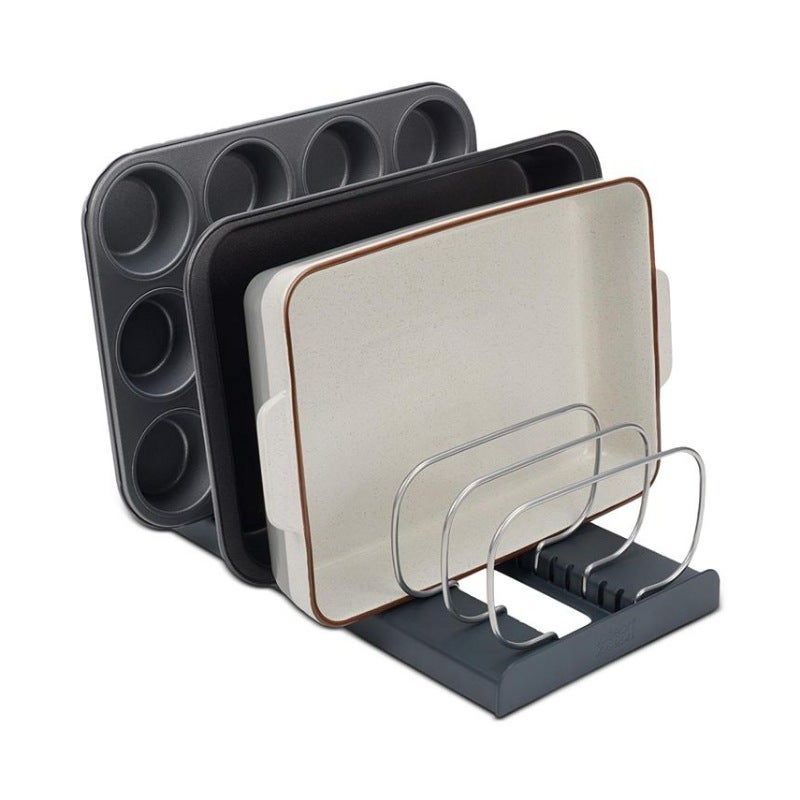 TrAdE Shop Traesio - Organizzatore Estensibile Regolabile Per Pentole Padelle A 8 Livelli Organizer Cucina 86526164