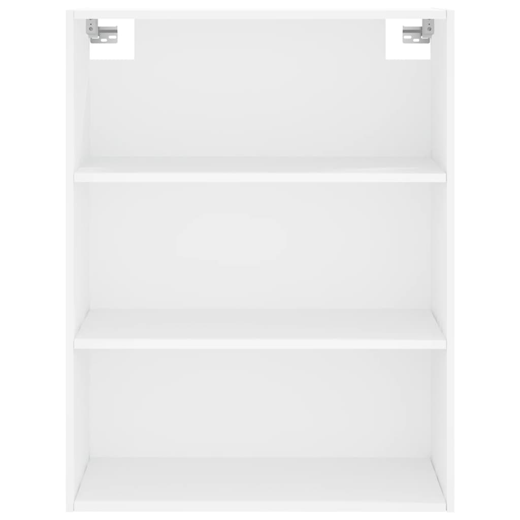 Buffet haut Blanc 69,5x34x180 Bois d'ingénierie - 6