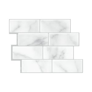 Papel Tapiz De Mosaico, Azulejo De Pared Impermeable De PVC Para Despegar Y Pegar Con Forma