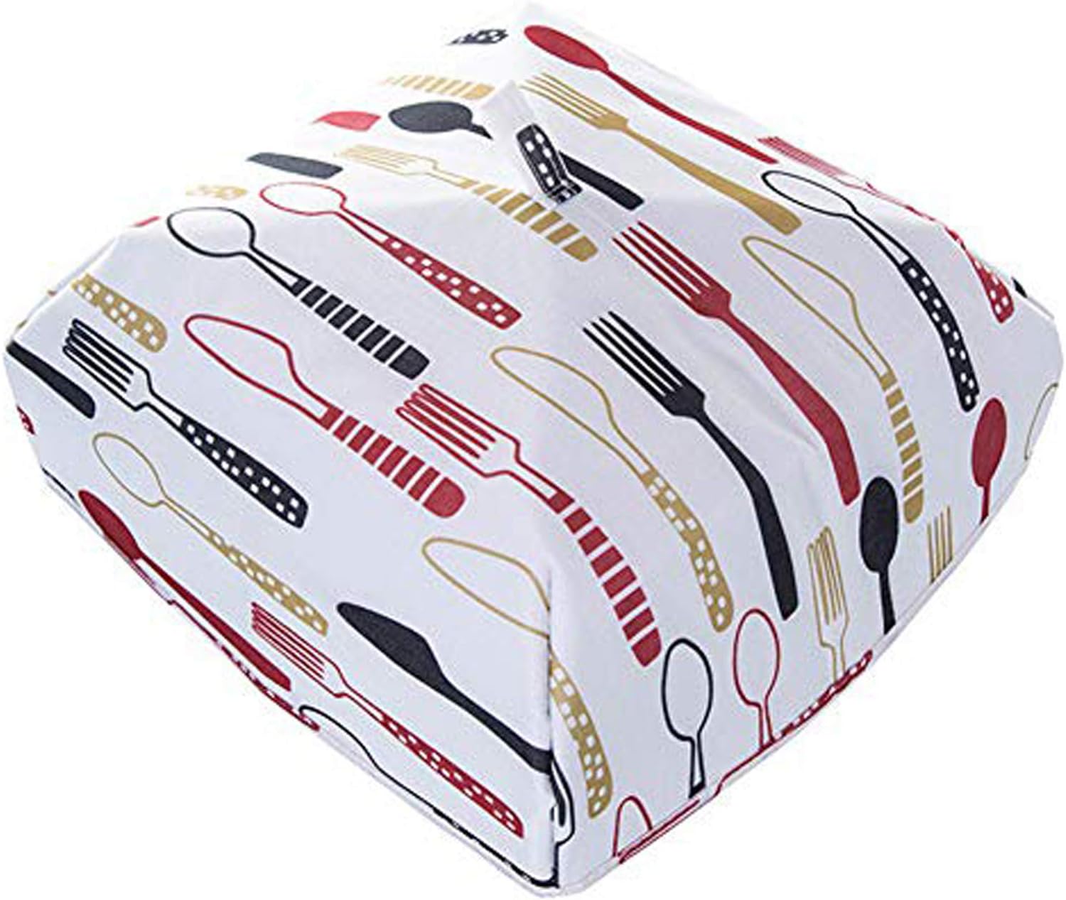 Składana wielofunkcyjna, izolowana osłona na żywność, wielokrotnego użytku termiczna osłona parasolowa, czerwona