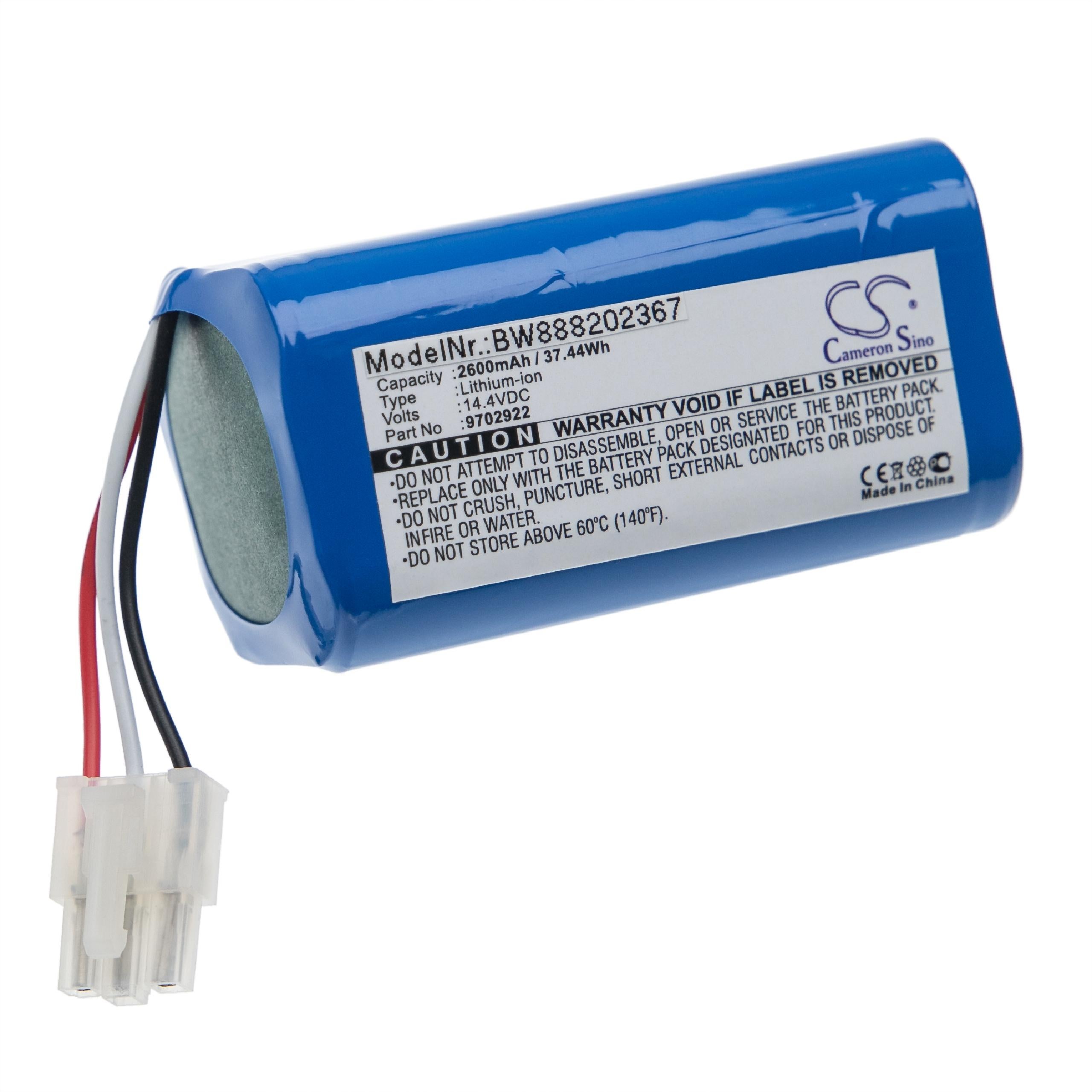 Akku Li-Ion kompatibel mit Miele Scout RX2 RX3 (Ersatz für 10559142