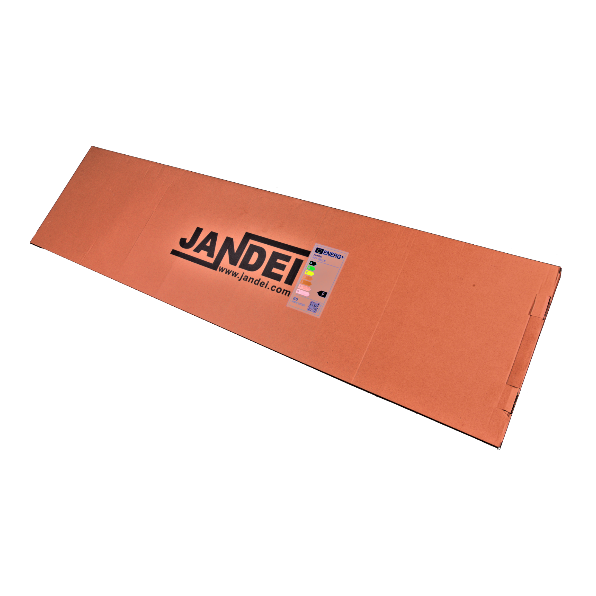 Jandei 8x Panneau LED de surface rétroéclairé 120x30 cm, puissance 60W 5000Lm, blanc froid 6000K, cadre blanc, pilote inclus - 8