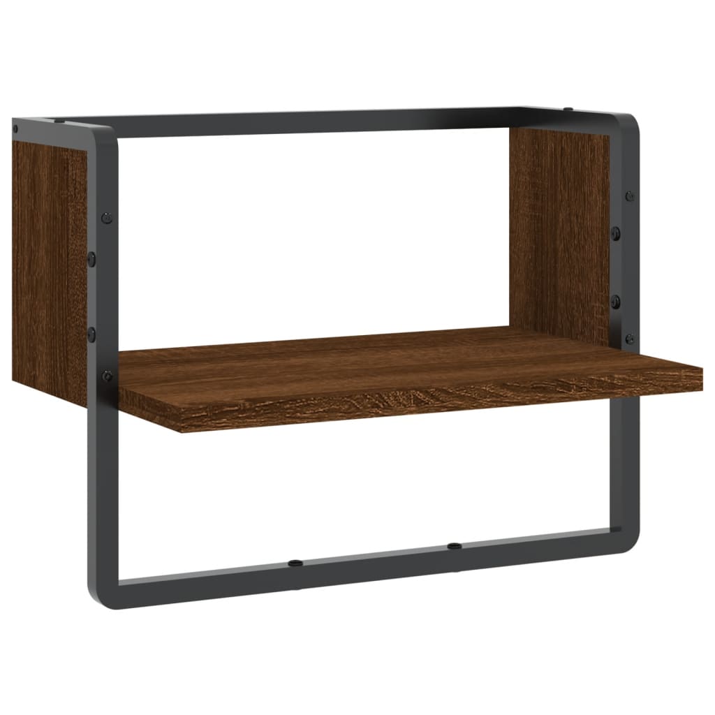 WHOUS Mensola da muro Chronos colore rovere 120x25x28 cm