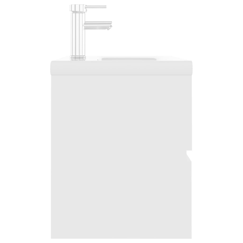 Mobile lavabo con lavabo integrato 60 x 38,5 x 45 cm in truciolare bianco 02_0006419 - 3