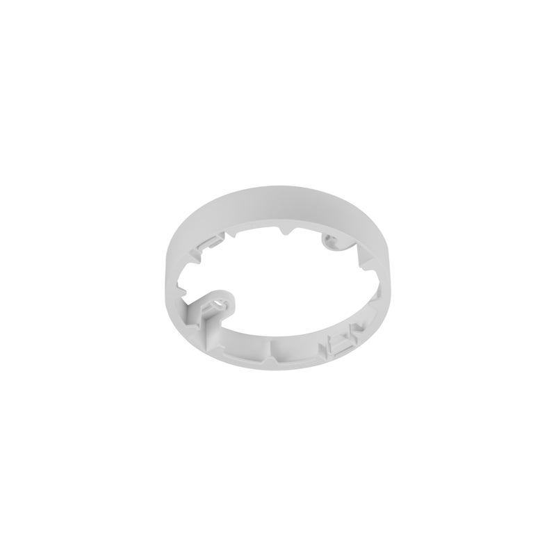 Ramka do montażu natynkowego opraw downlight MAXIS, 9W, okrągła, biały - GTV LIGHTING
