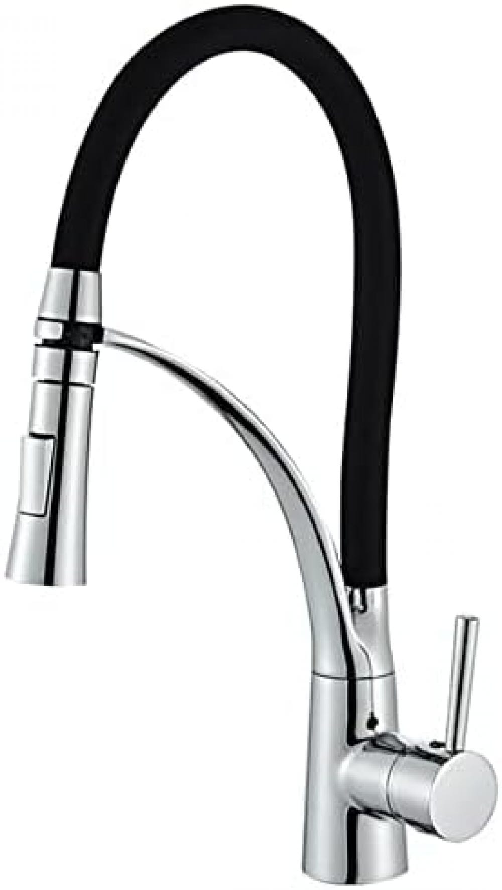 Robinet D'Évier Cuisine RV 12V Rotatif Col De Cygne - Idéal Camping-Car Et Caravane