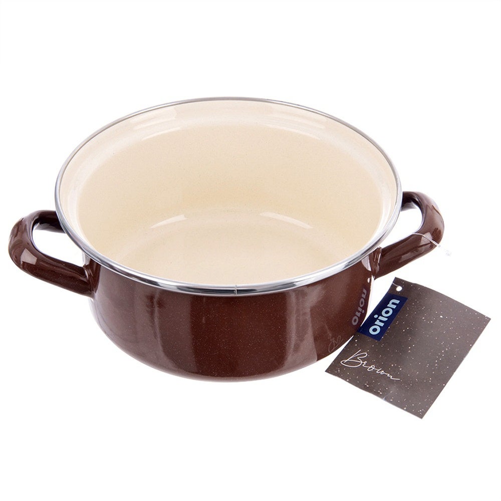 Garnek emaliowany BROWN 18,5 cm, 1,6 l - 6