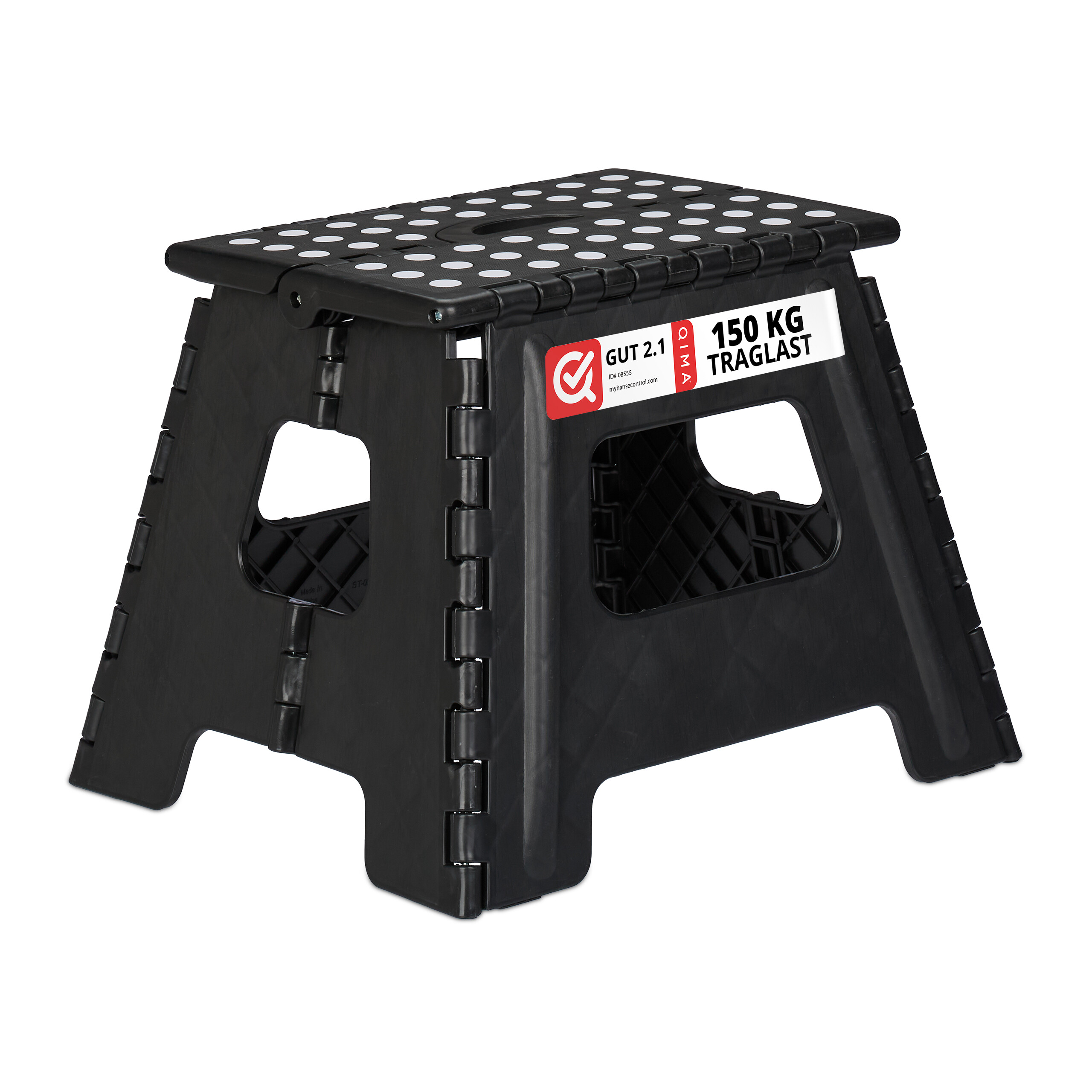 Sgabello portatile da 12,7 cm, per adulti, anziani e bambini, semicircolabile, per camper, cucina e bagno