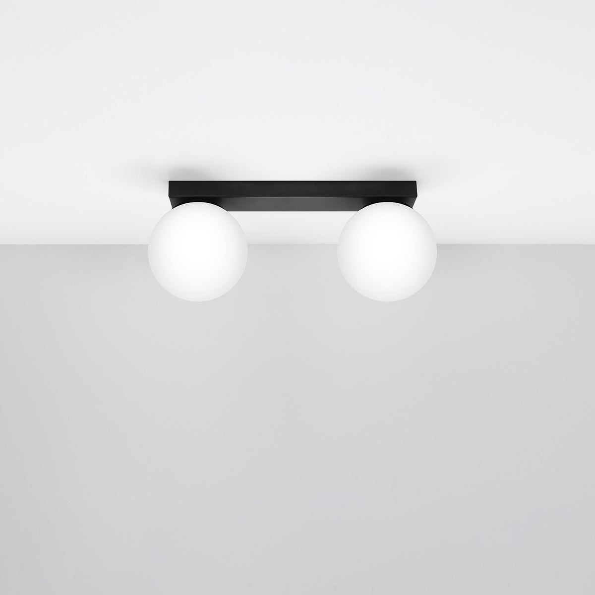 Plafon ZYNFI 2 czarny LED 4000K - 34.5x12x14.5cm Sollux