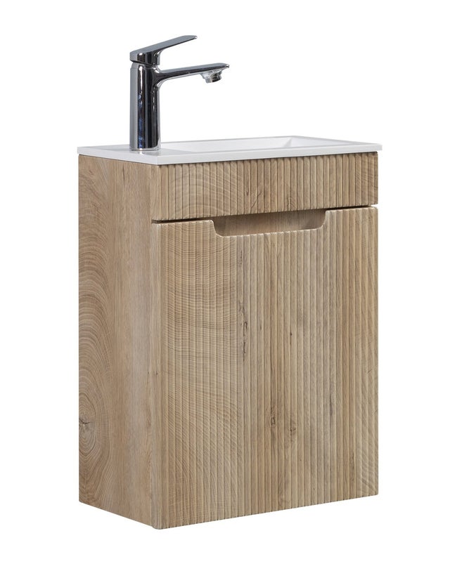 Meuble Lave-mains Thermis 40 x 22 cm Chêne Clair -