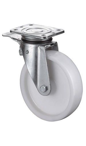 Rouleau De Renvoi BS Rollen – Diamètre 100 Mm, Charge 130 Kg, Avec Frein Total, Blocage