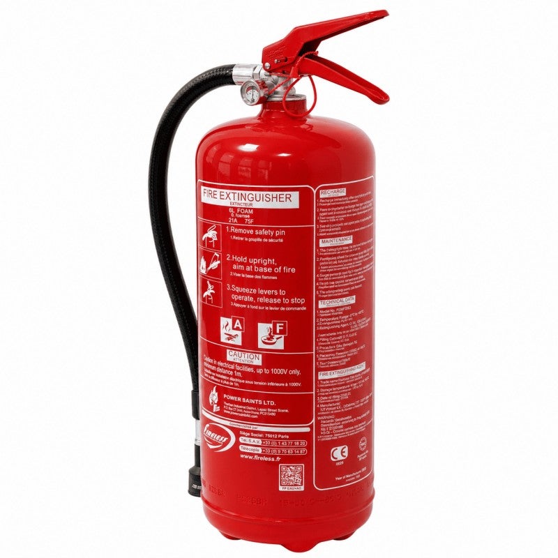 Extincteur 6L Eau Additif sans Fluor CE EN3 MOBIAK - 2