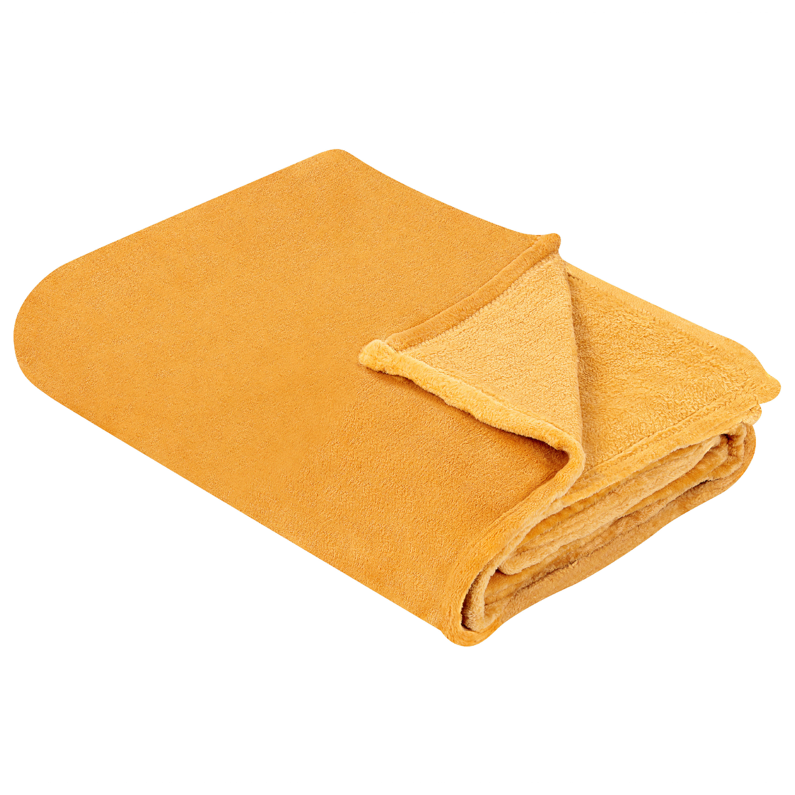 couverture-bayburt-polyester-200-x-220-cm-unicolore-orange-leroy-merlin