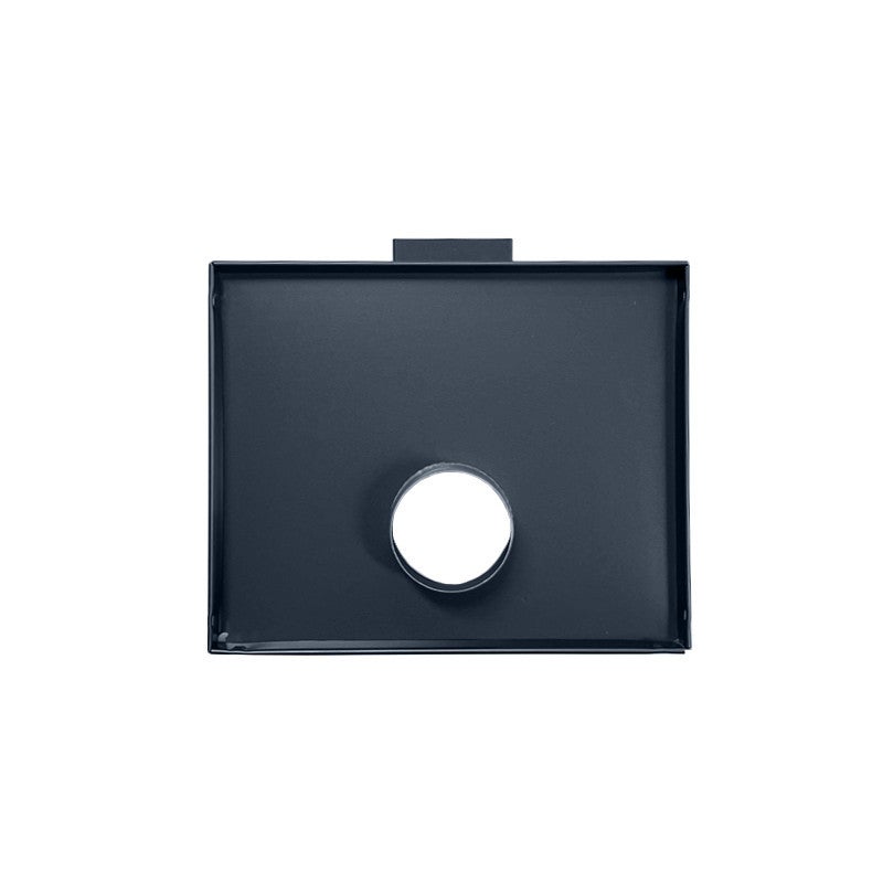 Boite à eau gris anthracite RAL 7016 220 x 270 x 220 mm sortie Ø 80 - Taille Standard ALUHOME - 2