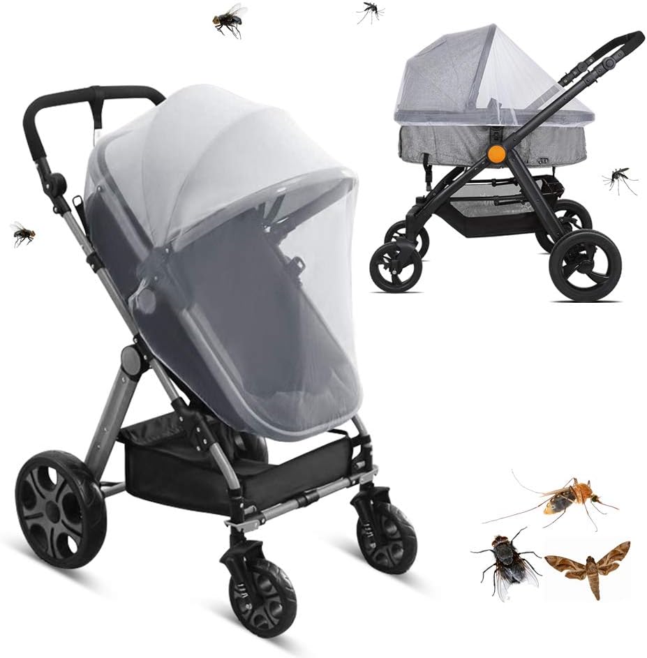 Uniwersalna moskitiera do wózka, fotelika samochodowego, łóżeczka turystycznego, dla niemowląt i dzieci, aby zapobiec ukąszeniom owadów