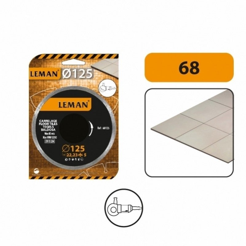 Disque diamant pour carrelage de 125 mm de diamètre - 3
