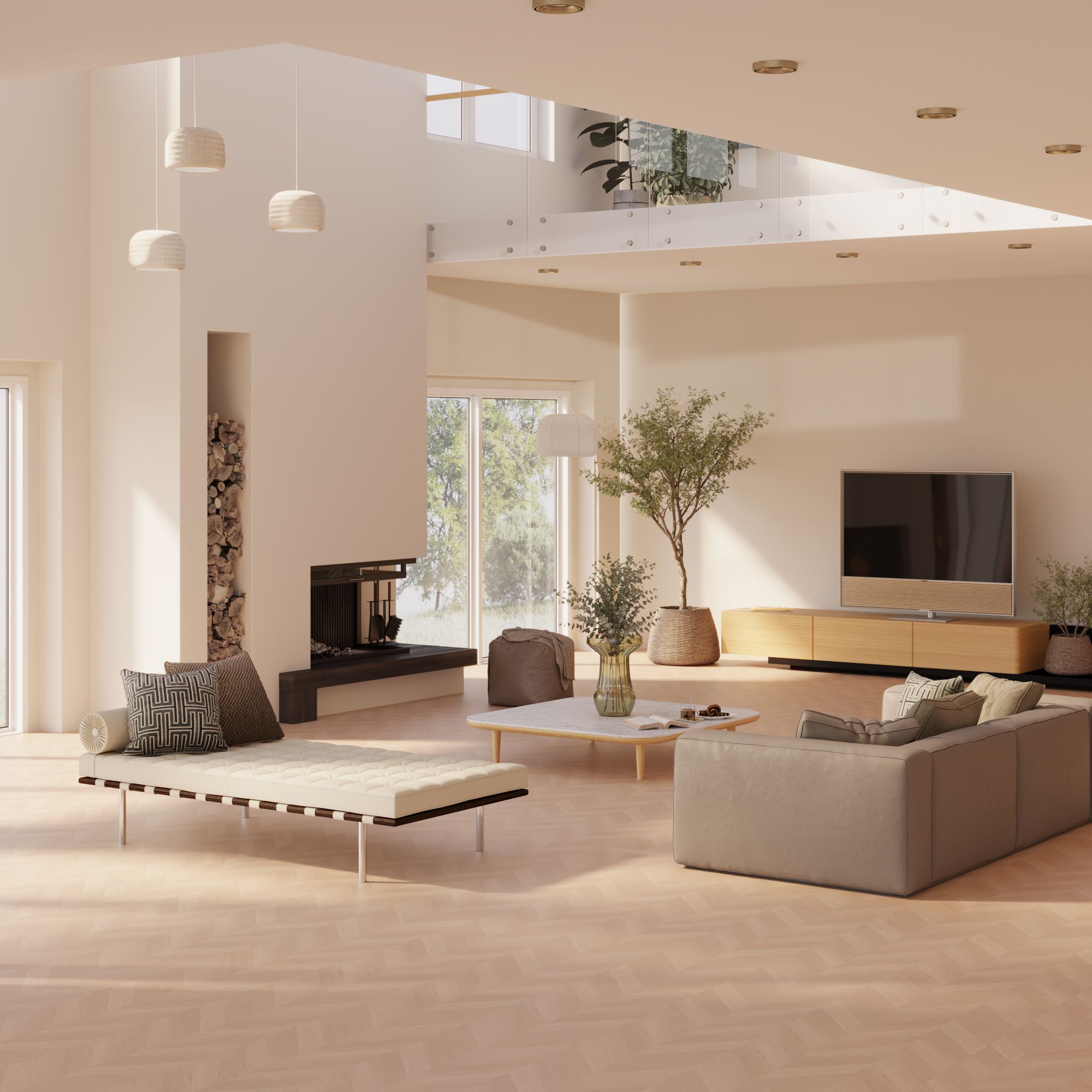 ARTENS - Sol PVC - Lames PVC à clipser DAVEN - Sous-couche intégrée - INTENSO EXTREM - Effet Bois - Beige - Dimensions L.122 cm x l.22,9 cm - - 5